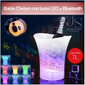 BALDE CHELERO CON LUCES LED Y BLUETOOTH