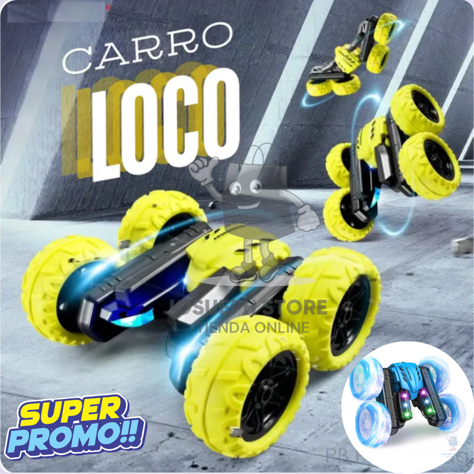 ESPECTACULAR CARRO LOCO A CONTROL REMOTO