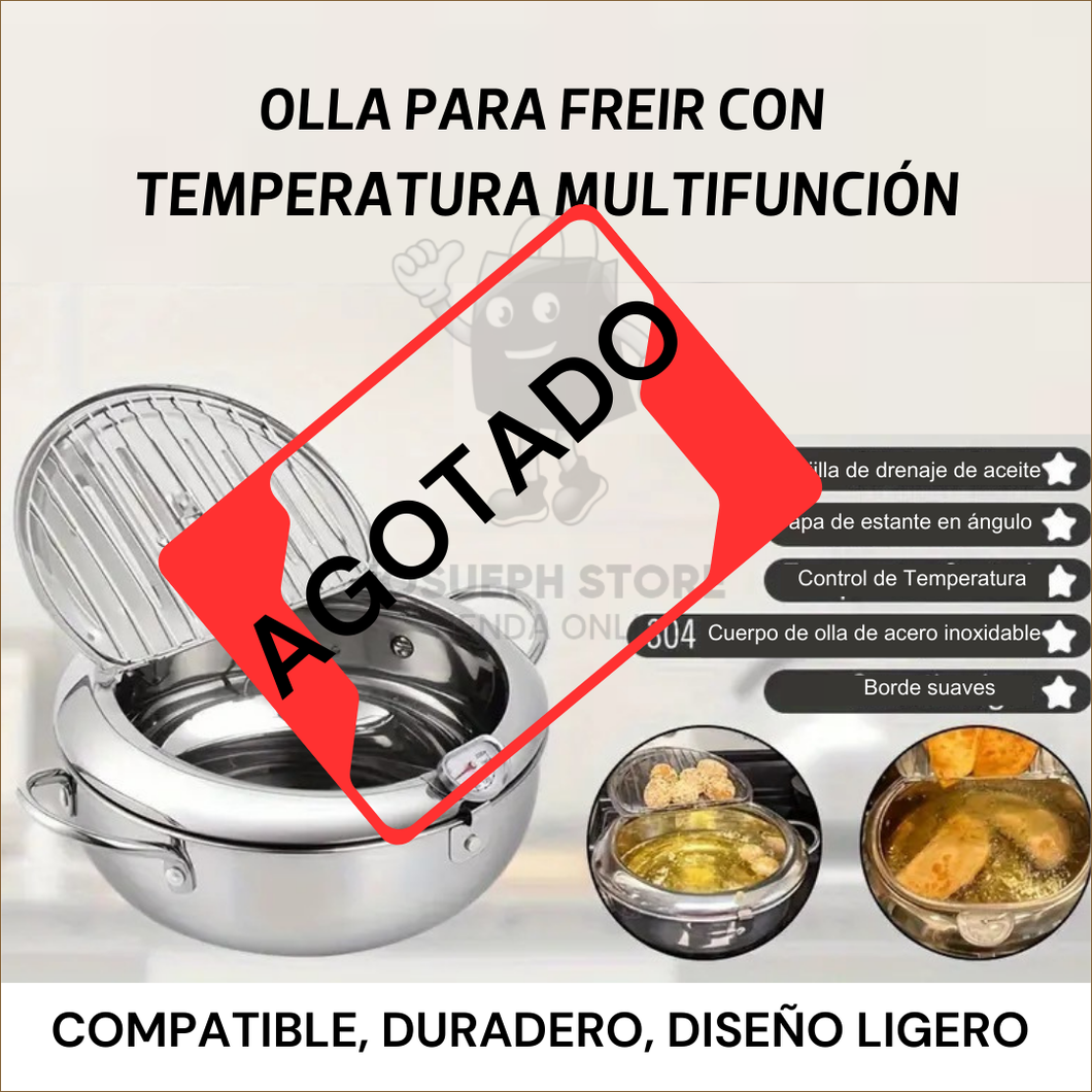 OLLA CON TERMÓMETRO PARA FRITURAS