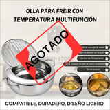 OLLA CON TERMÓMETRO PARA FRITURAS