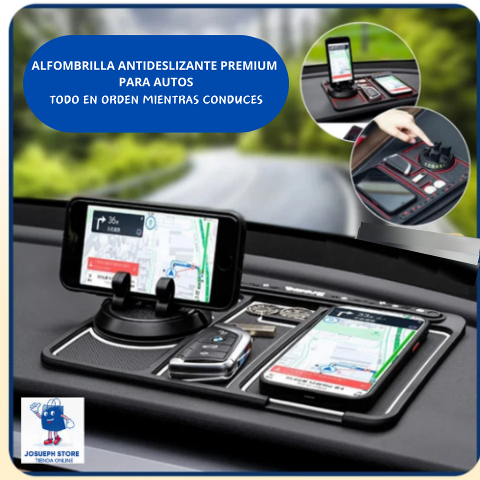 ALFOMBRILLA ANTIDESLIZANTE PREMIUM PARA AUTOS