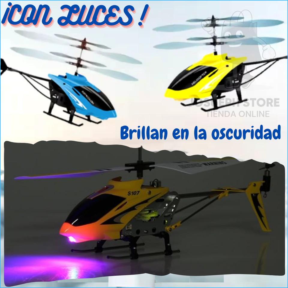 HELICOPTERO CON CONTROL REMOTO