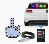MANO CON LUCES LED PARA AUTO