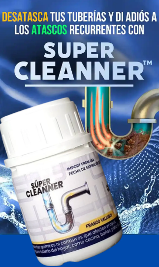 SUPER CLEANER - SUPER DESATORADOR EN POLVO