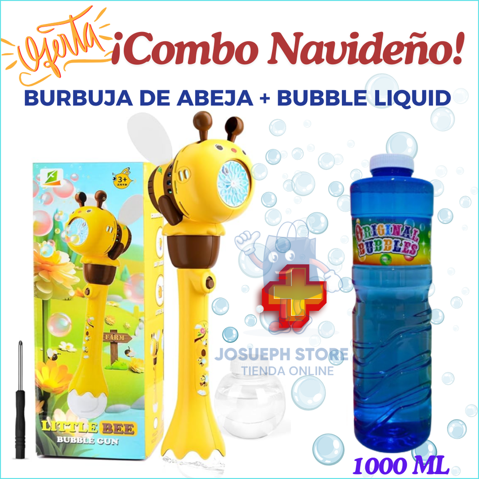 PISTOLA BURBUJAS DE ABEJA