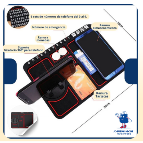 ALFOMBRILLA ANTIDESLIZANTE PREMIUM PARA AUTOS
