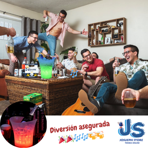 BALDE CHELERO CON LUCES LED Y BLUETOOTH