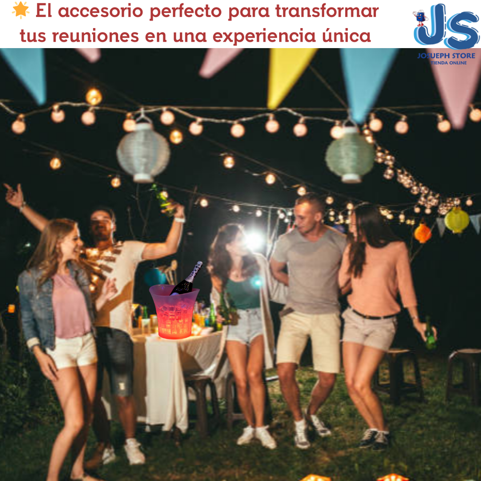 BALDE CHELERO CON LUCES LED Y BLUETOOTH