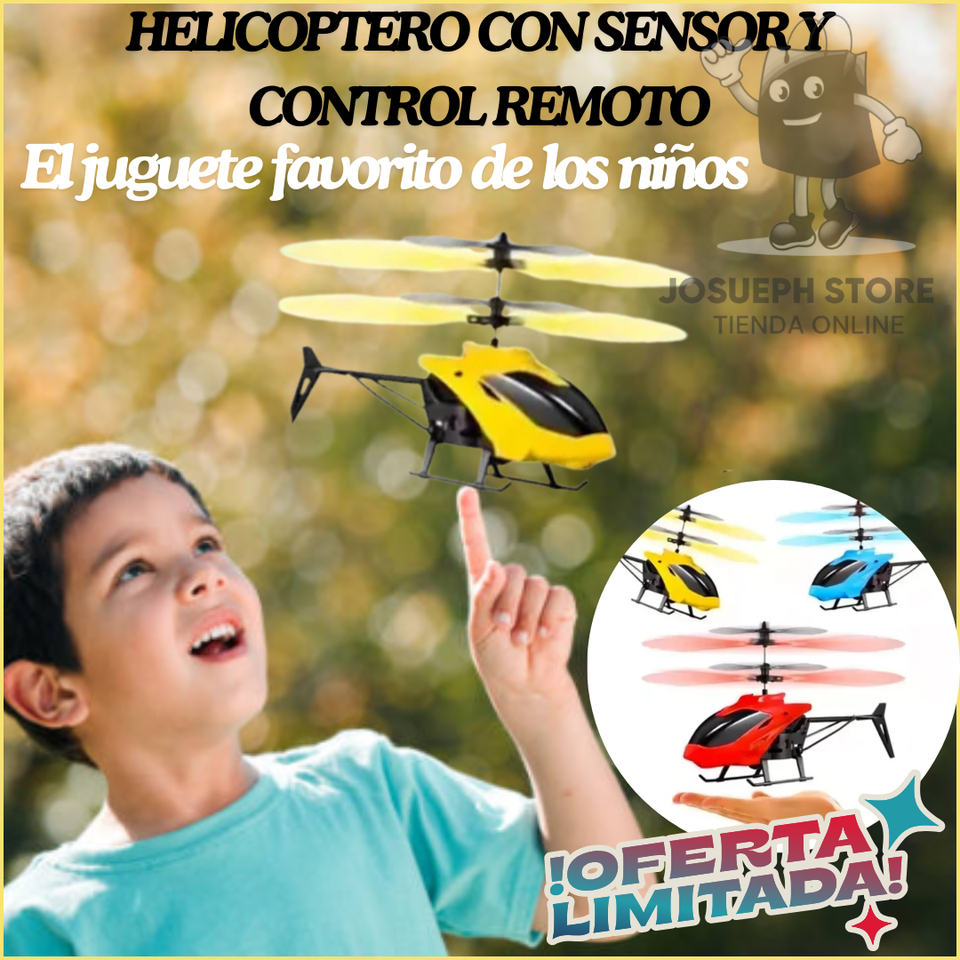 HELICOPTERO CON CONTROL REMOTO