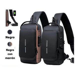 MOCHILA ANTIRROBO PREMIUM ORIGINAL CON CLAVE y CARGADOR USB