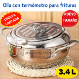 OLLA CON TERMOMÉTRO PARA FRITURAS