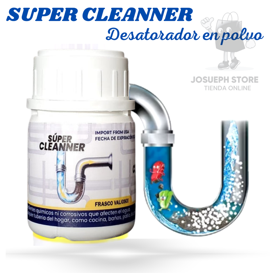 SUPER CLEANER - SUPER DESATORADOR EN POLVO