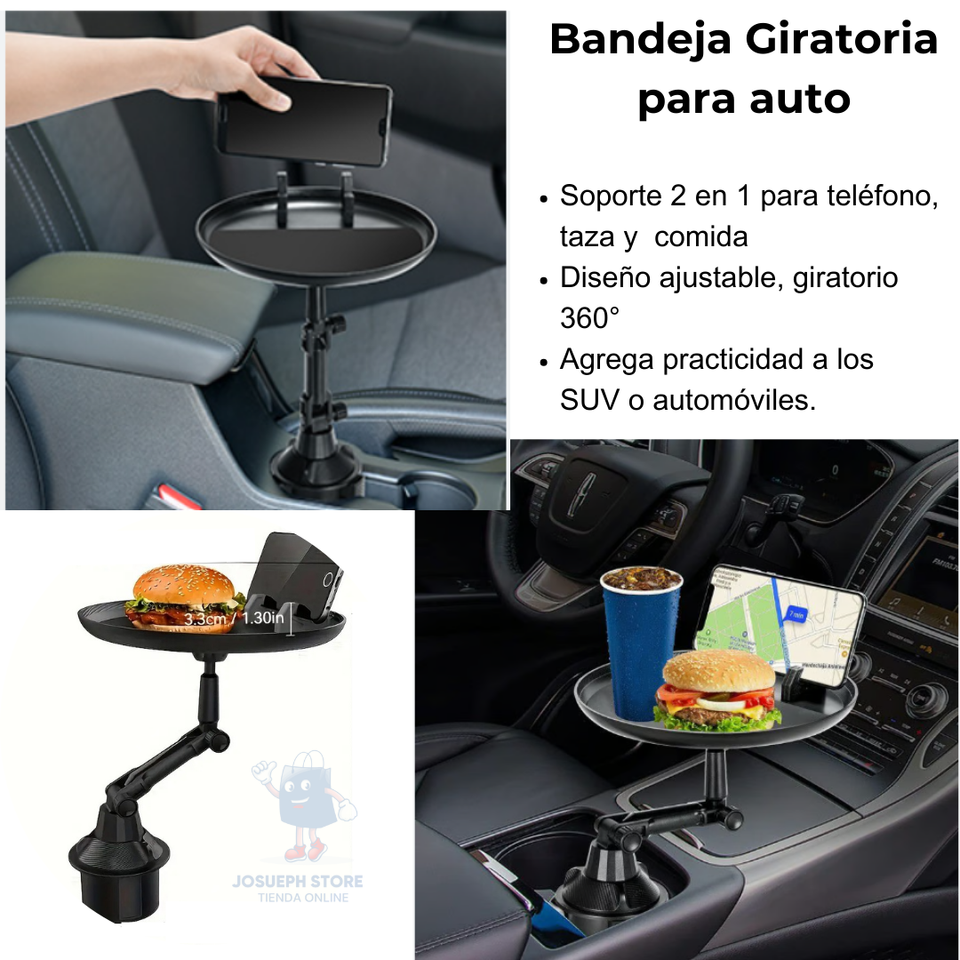BANDEJA GIRATORIA PARA AUTO