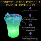 BALDE CHELERO CON LUCES LED Y BLUETOOTH